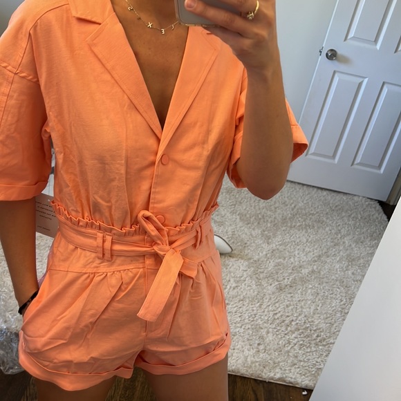 For Love And Lemons Dresses & Skirts - for love and lemons peach romper